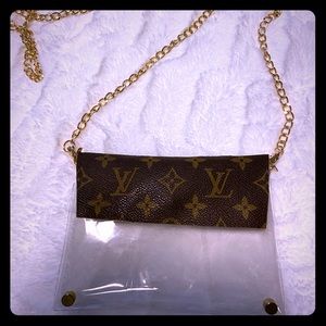 Designer Clear Stadium Crossbody Bag